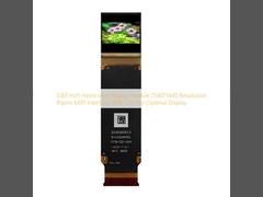 0,83 inch micro-oled displaymodule 2560*1440 resolutie 81 pins MIPI-interface 1800 C/D voor optimale weergave
