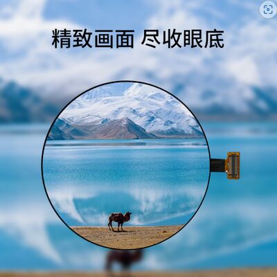 Round 1.43 Inch AMOLED Display Module with 466*466 Resolution and 700 c/d Brightness and SPI Interface 