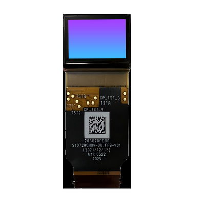 0,72 inch micro-oled display module 1920x1200 resolutie 61 pins MIPI interface 2000 C/D voor optimale weergave
