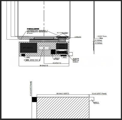 7.1Inch AMOLED Display Module with 800nit Brightness ,Pixel 1080X1920 and MIPI Interface,Driving IC GD7658A V110
