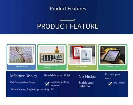 2.13 inch E-paper Display with 122x250 Resolution and All View Angle