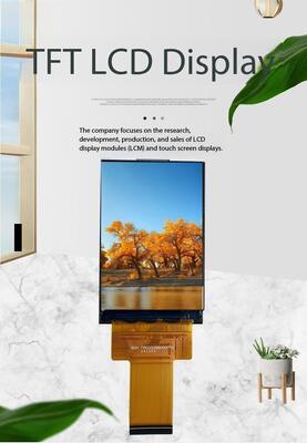 2,35 inch IPS TFT-scherm met hoge helderheid en 320(RGB)x480 resolutie en 700nits RGB-interface ST7701S IC 5LEDS Alle weergave Instrumenttesten