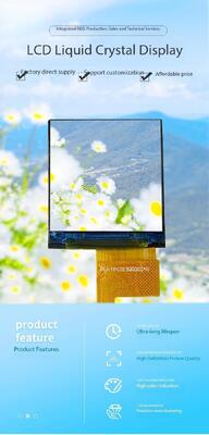 1,3 inch Hoge Helderheid 800nits IPS TFT LCD Scherm met 128(RGB)x128 Resolutie en MCU Interface