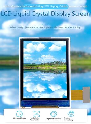 2.2 inch Transflectioneel TFT-scherm met 240 ((RGB) x320 resolutie en MCU 16bit Interface Zonlicht leesbaar TFT